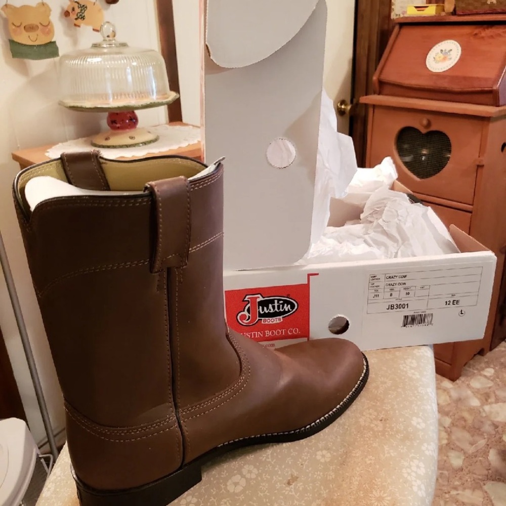 Brand new mens justin boots